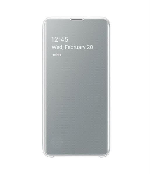 Samsung Clear View Cover Galaxy S10e Blanco